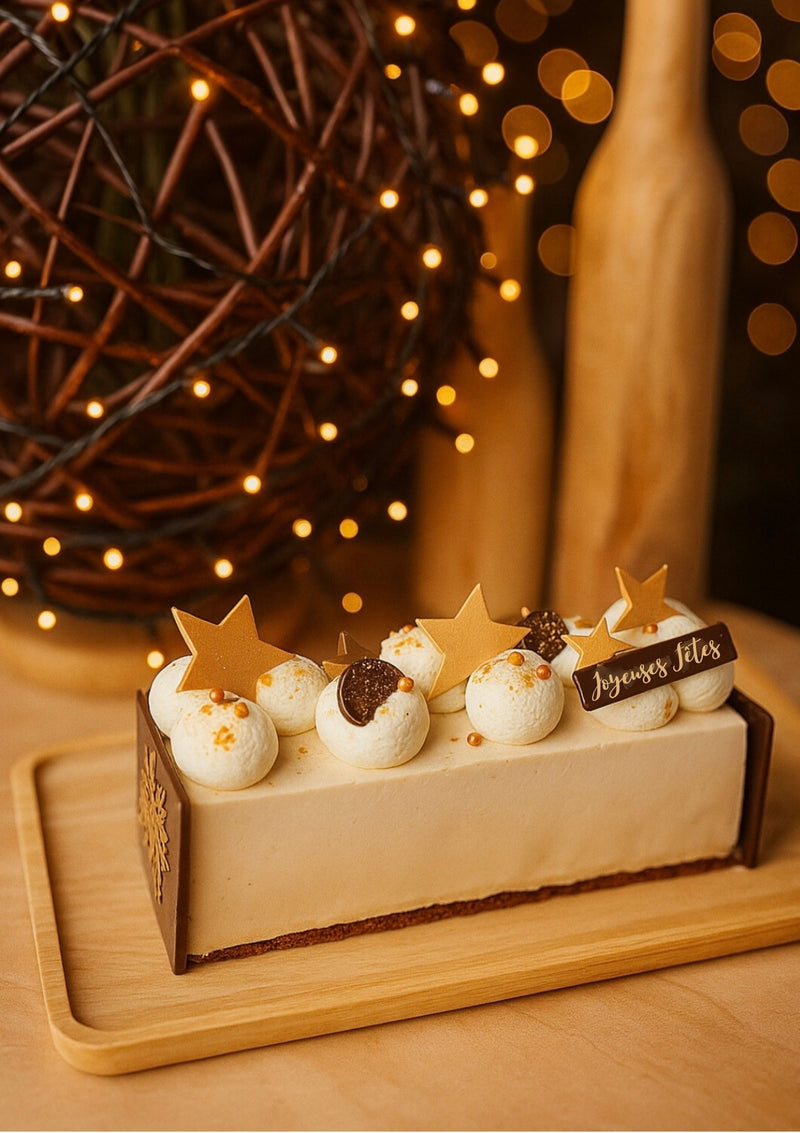 Bûche Caramel salé